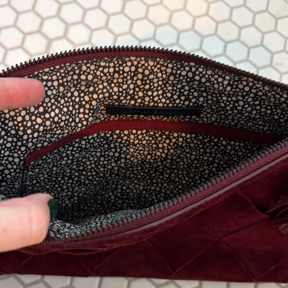 Loeffler Randall Suede Quilted Clutch - Picture 4 of 4